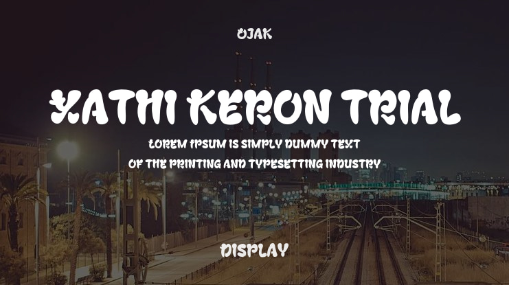 Xathi Keron trial Font