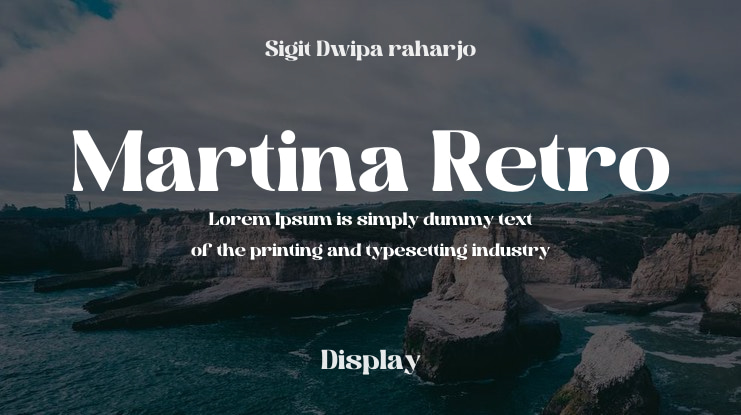 Martina Retro Font