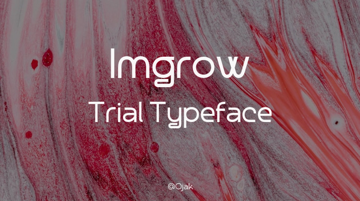 Imgrow Trial Font
