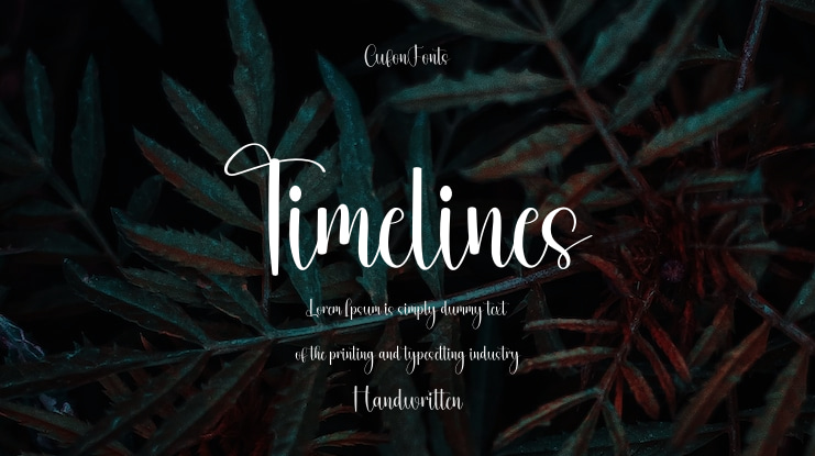 Timelines Font
