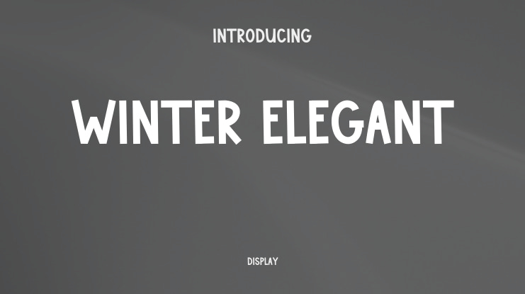 Winter Elegant Font