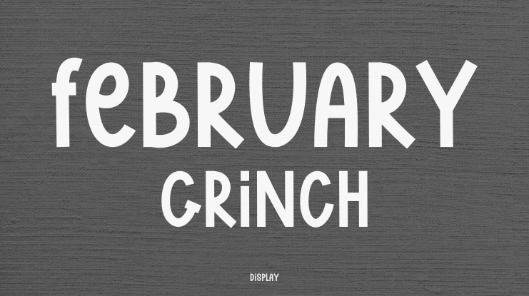February Grinch Font