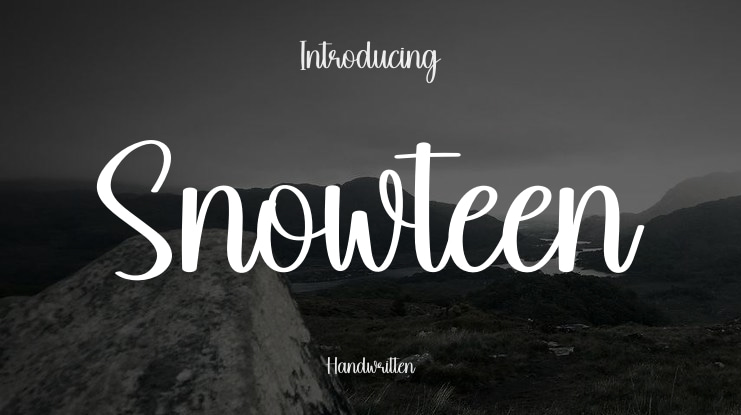Snowteen Font