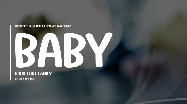Baby Boho Font