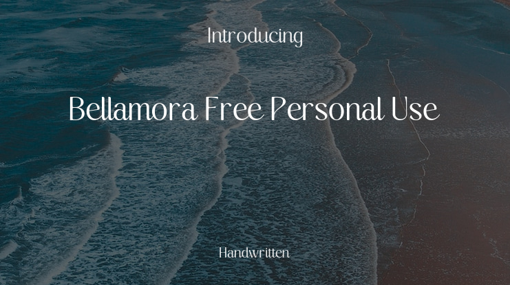 Bellamora Free Personal Use Font