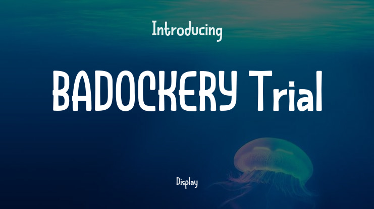 BADOCKERY Trial Font