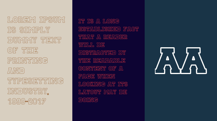 Blocksmith Outline Font