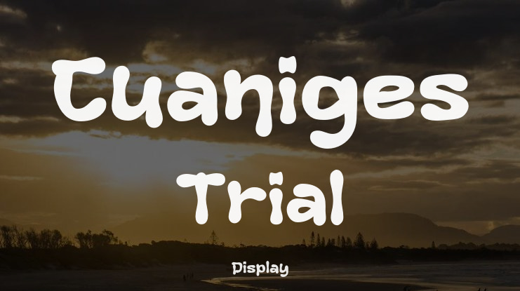Cuaniges Trial Font