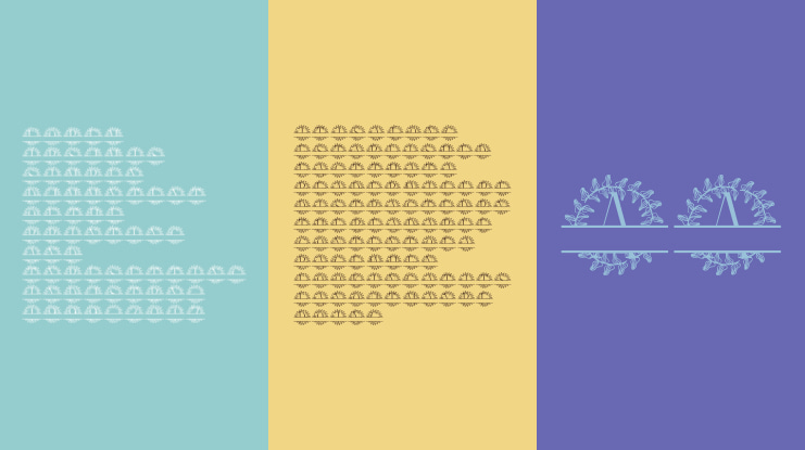 Floralith Split Monogram Font