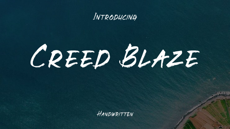 Creed Blaze Font