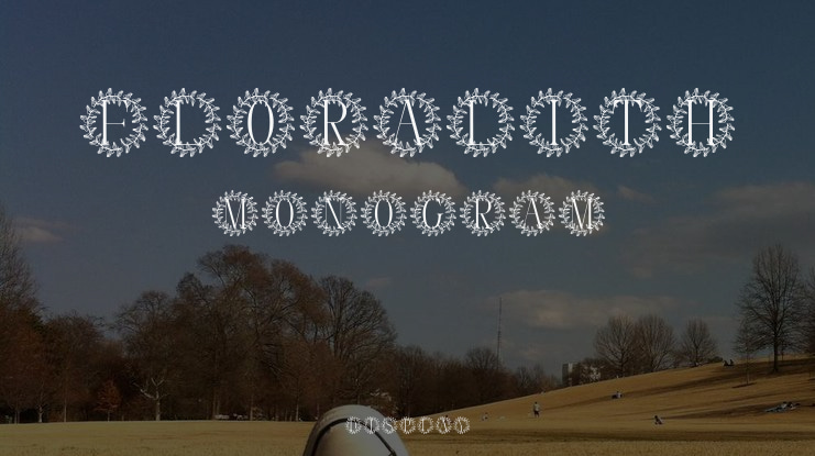 Floralith Monogram Font