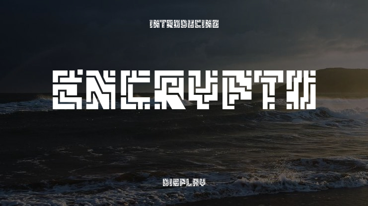 Encrypto Font