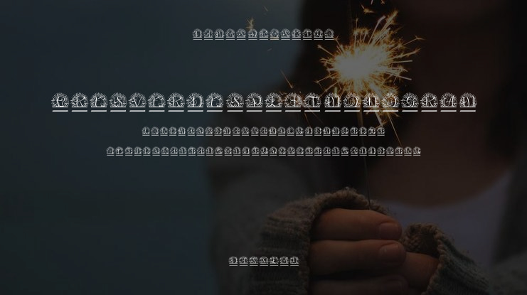 Cresverde Split Monogram Font