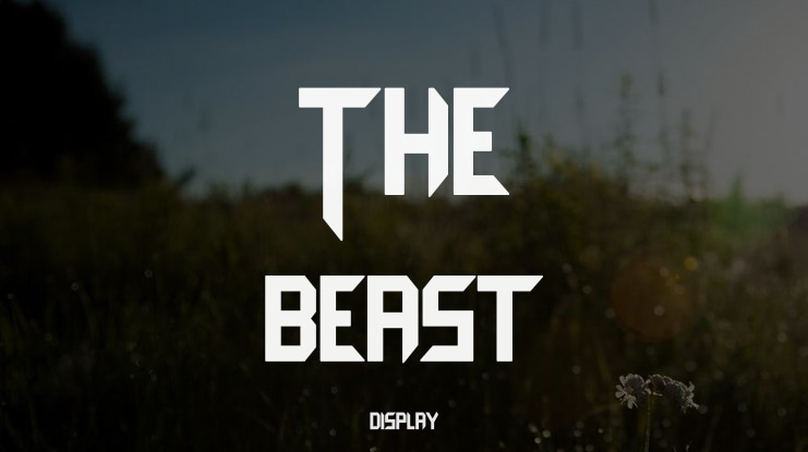 The Beast Font
