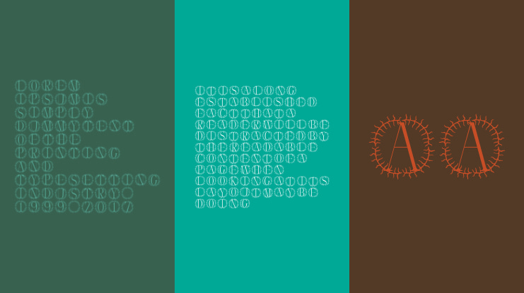 Frondora Monogram Font