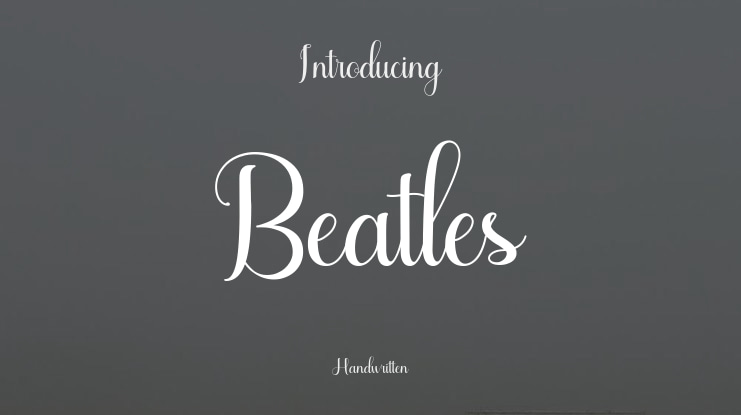 Beatles Font Family