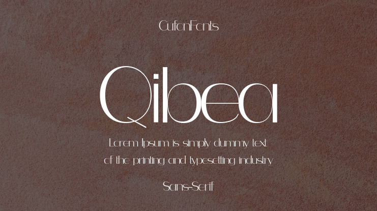 Qibea Font Family