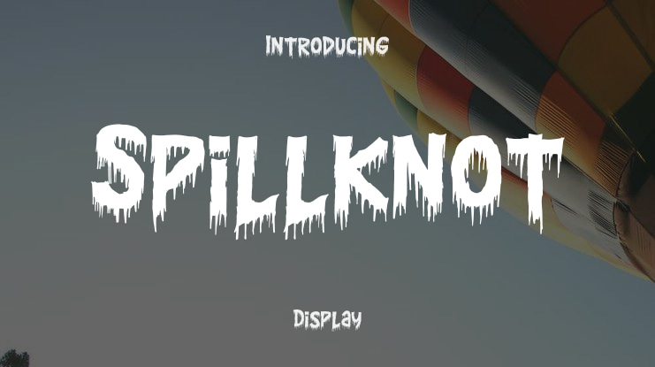 Spillknot Font