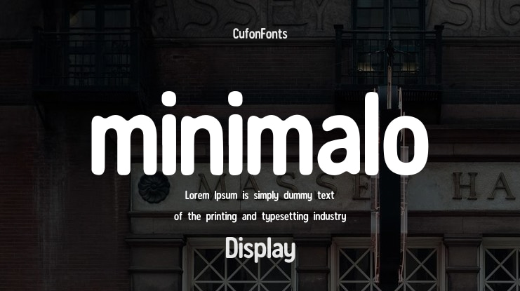 minimalo Font Family