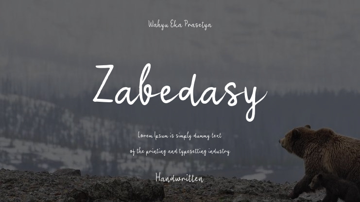 Zabedasy Font