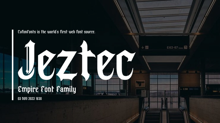 Jeztec Empire Font