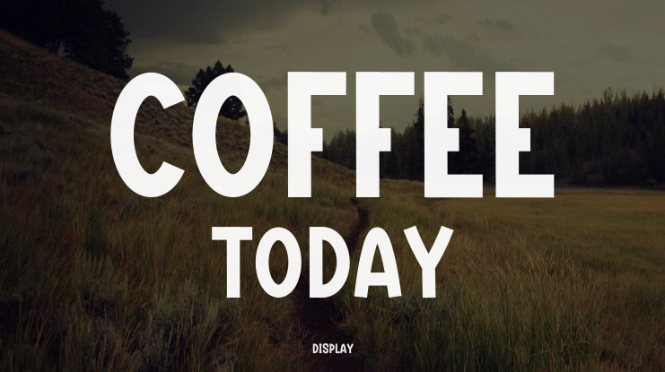 Coffee Today Font