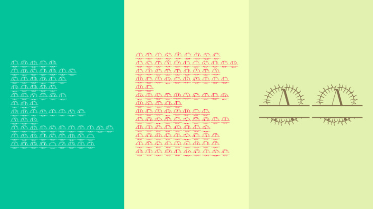 Frondora Split Monogram Font