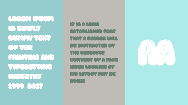 Bubly Puffy Font Family
