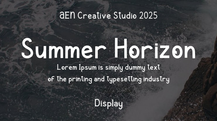 Summer Horizon Font