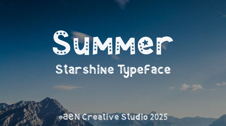 Summer Starshine Font
