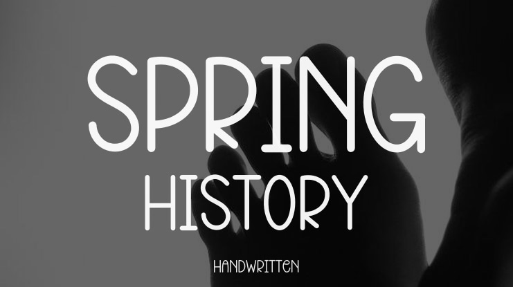 Spring History Font