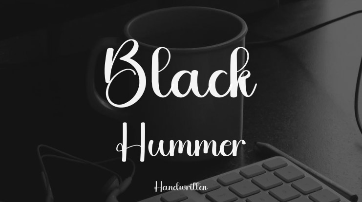 Black Hummer Font