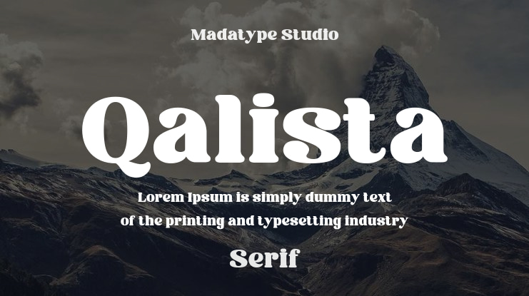 Qalista Font