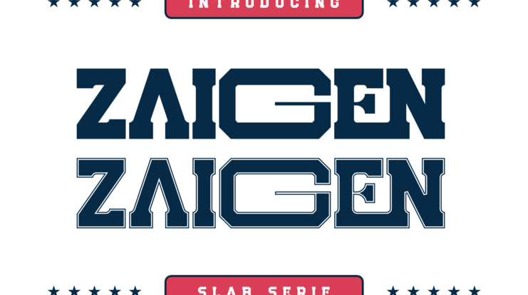 Zaigen Font