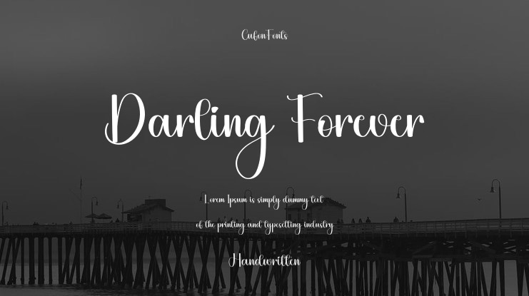 Darling Forever Font