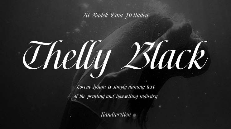 Thelly Black Font