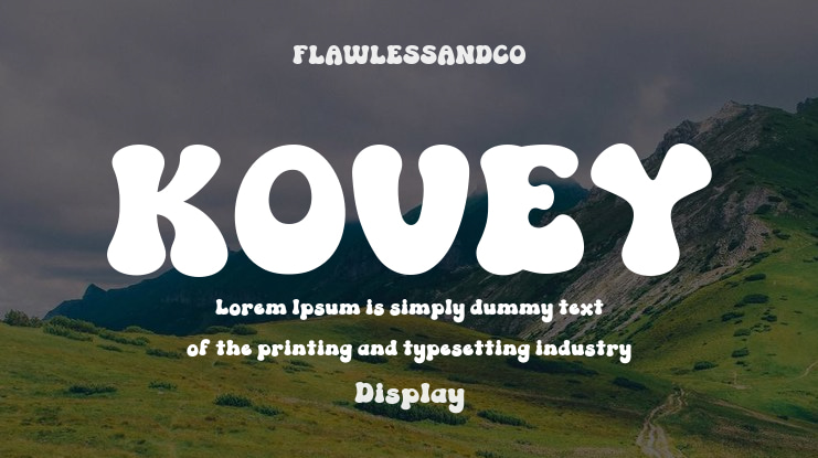 KOVEY Font
