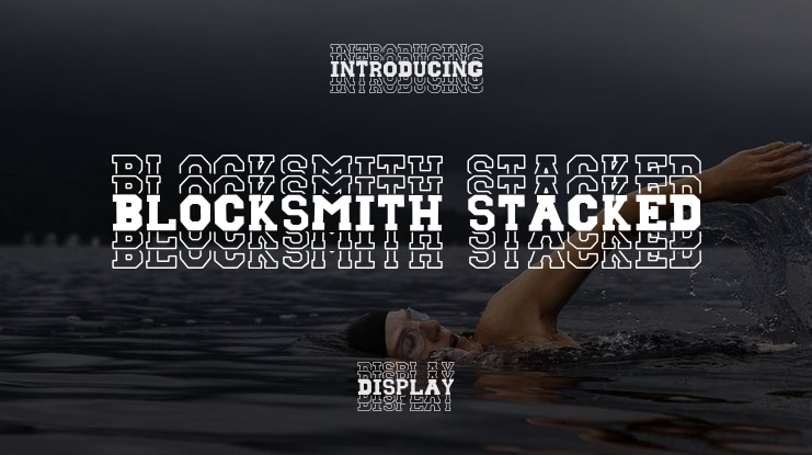 Blocksmith Stacked Font