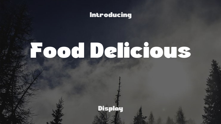 Food Delicious Font