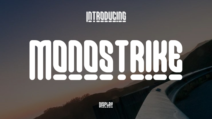 Monostrike Font