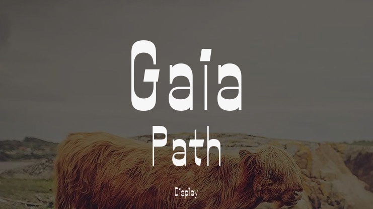 Gaia Path Font