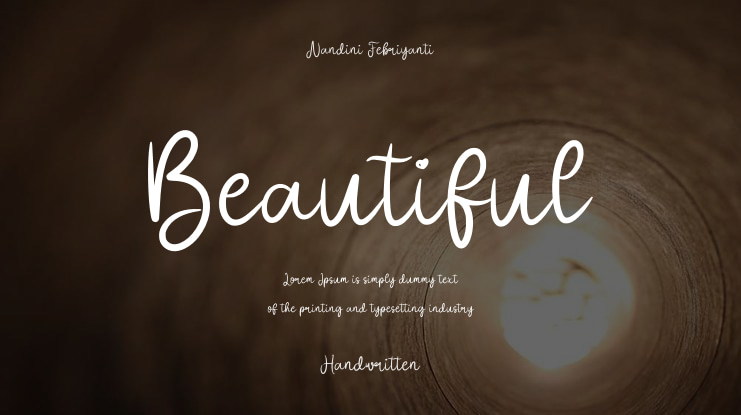 Beautiful Font Family