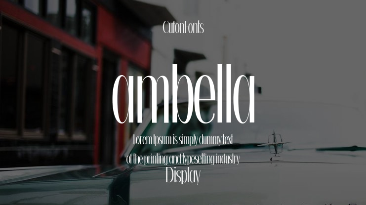 ambella Font Family