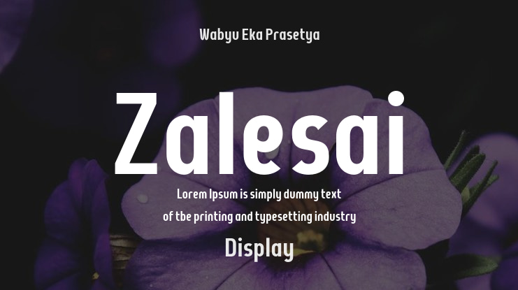 Zalesai Font