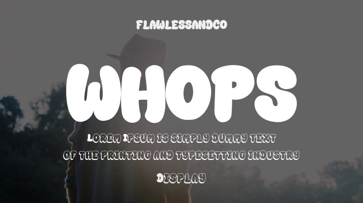 WHOPS Font