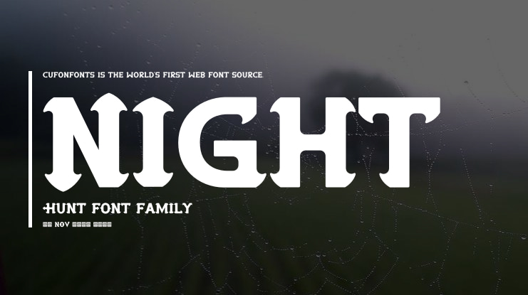 Night Hunt Font