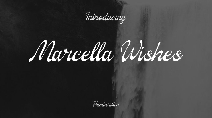 Marcella Wishes Font