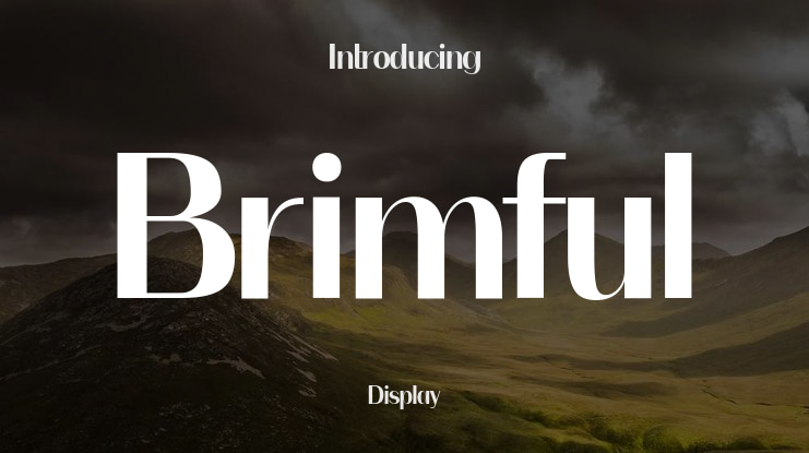 Brimful Font Family