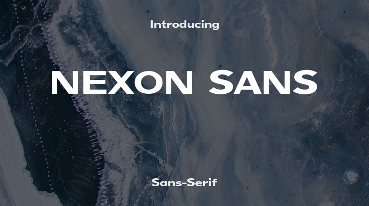 NEXON SANS Font Family