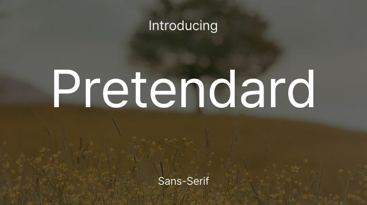 Pretendard Font Family